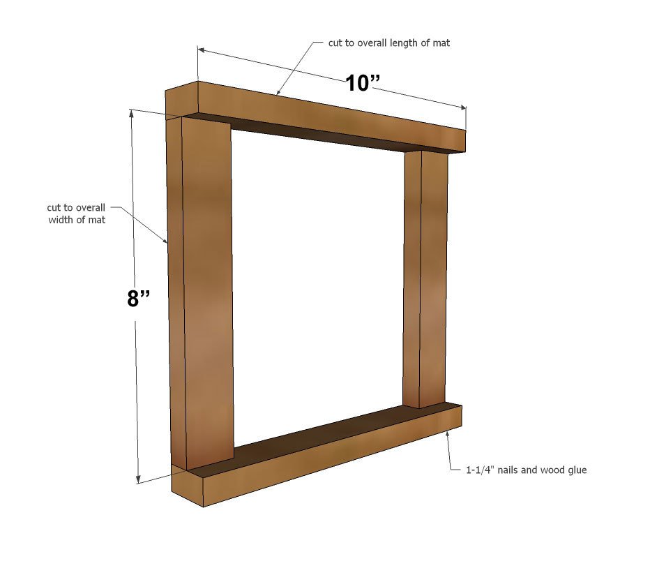 Build Your Own Wood Gallery Frames — step 1
