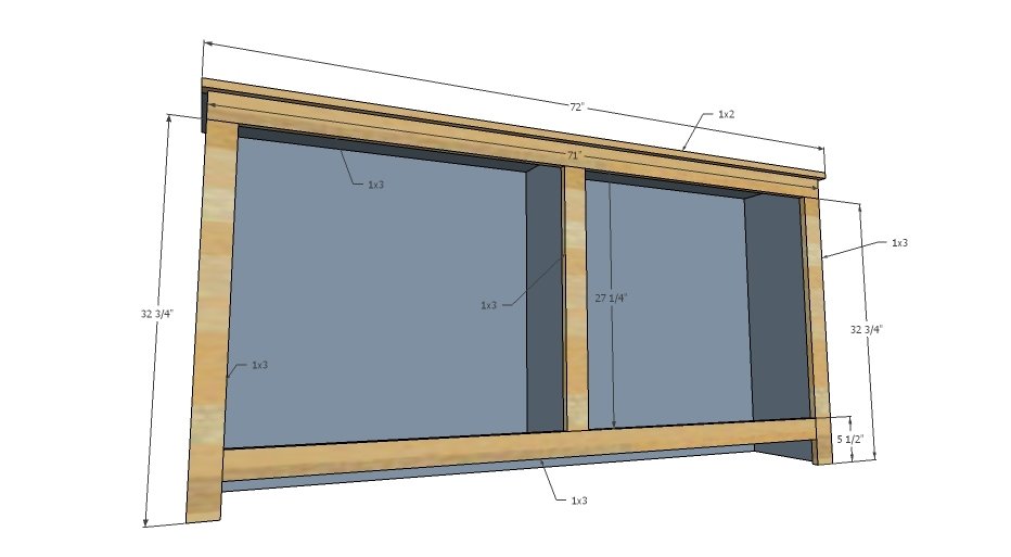 Cabinet Console Table — step 3