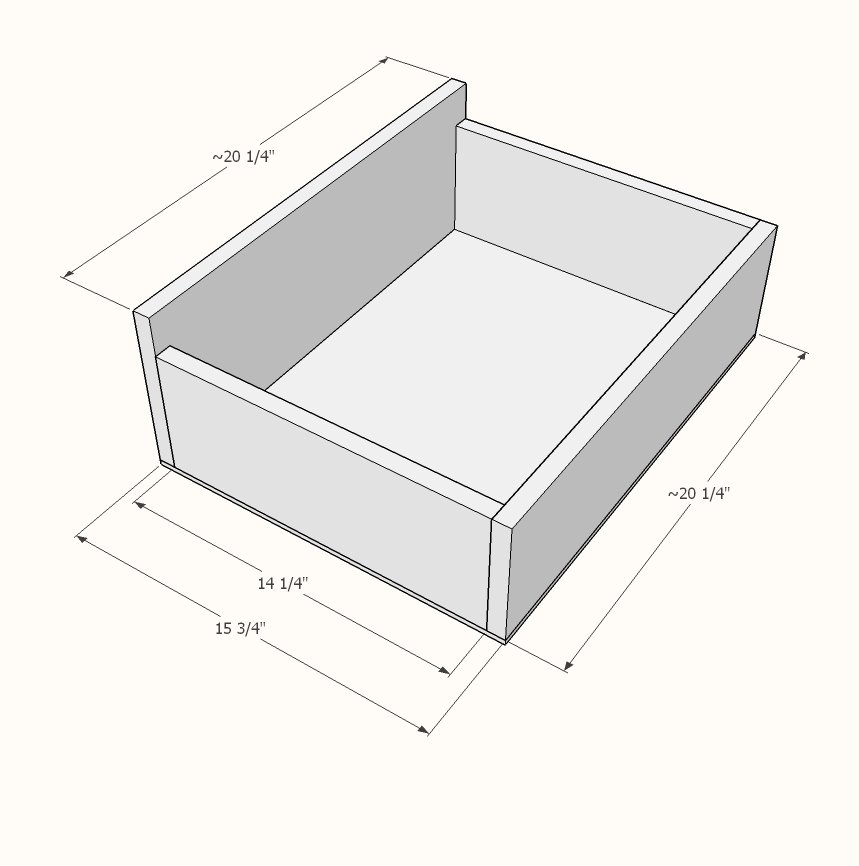 Cabinet Style Farmhouse Nightstand with Drawer — step 4