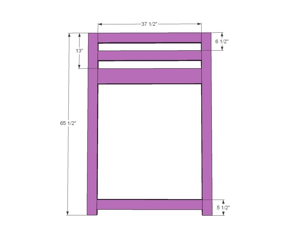 Camp Loft Bed with Stair, Junior Height — step 2