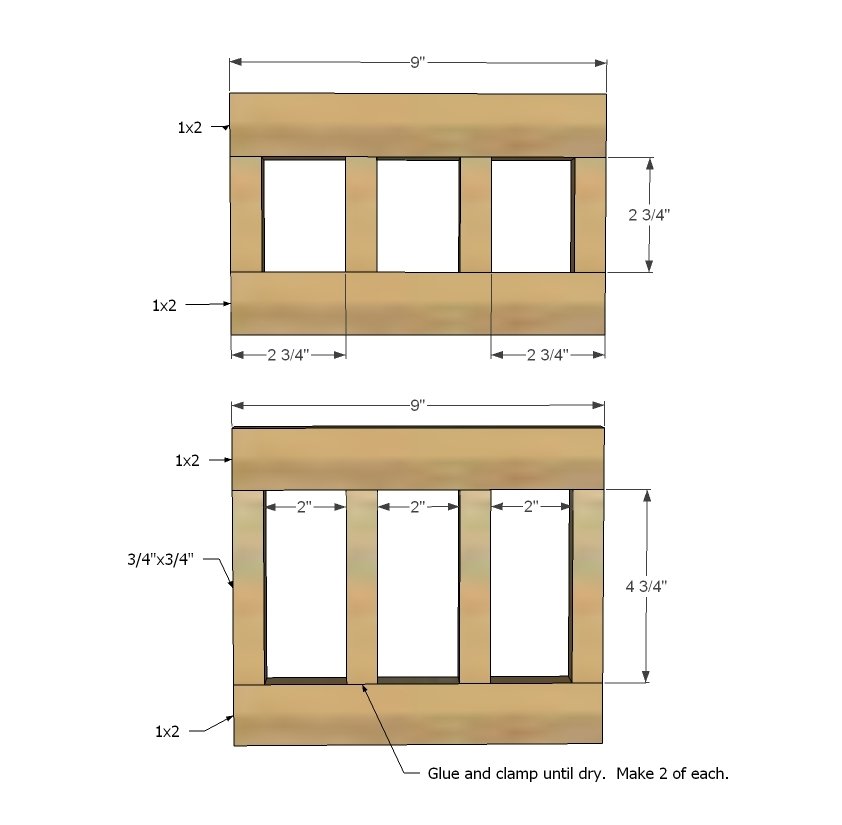 Camp Style Bunk Beds for American Girl or 18 Dolls — step 1