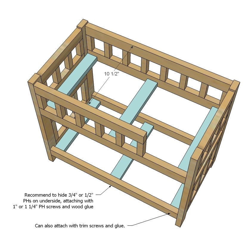 Camp Style Bunk Beds for American Girl or 18 Dolls — step 6