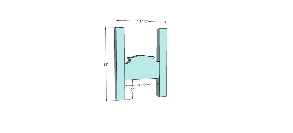Canopy Doll Bed for American Girls 18" Dolls — step 1
