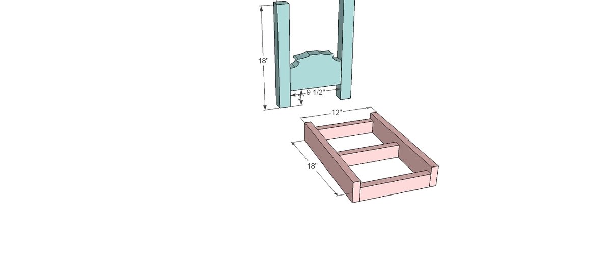 Canopy Doll Bed for American Girls 18" Dolls — step 3