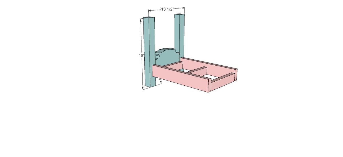 Canopy Doll Bed for American Girls 18" Dolls — step 4