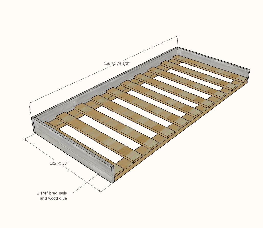 Captains Bed with Trundle Bed — step 11