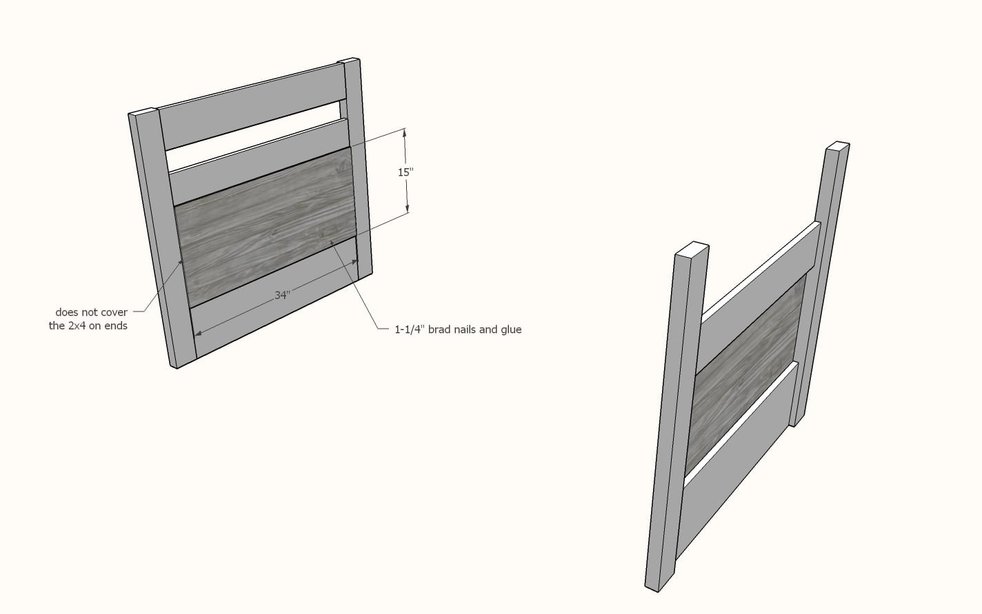 Captains Bed with Trundle Bed — step 2
