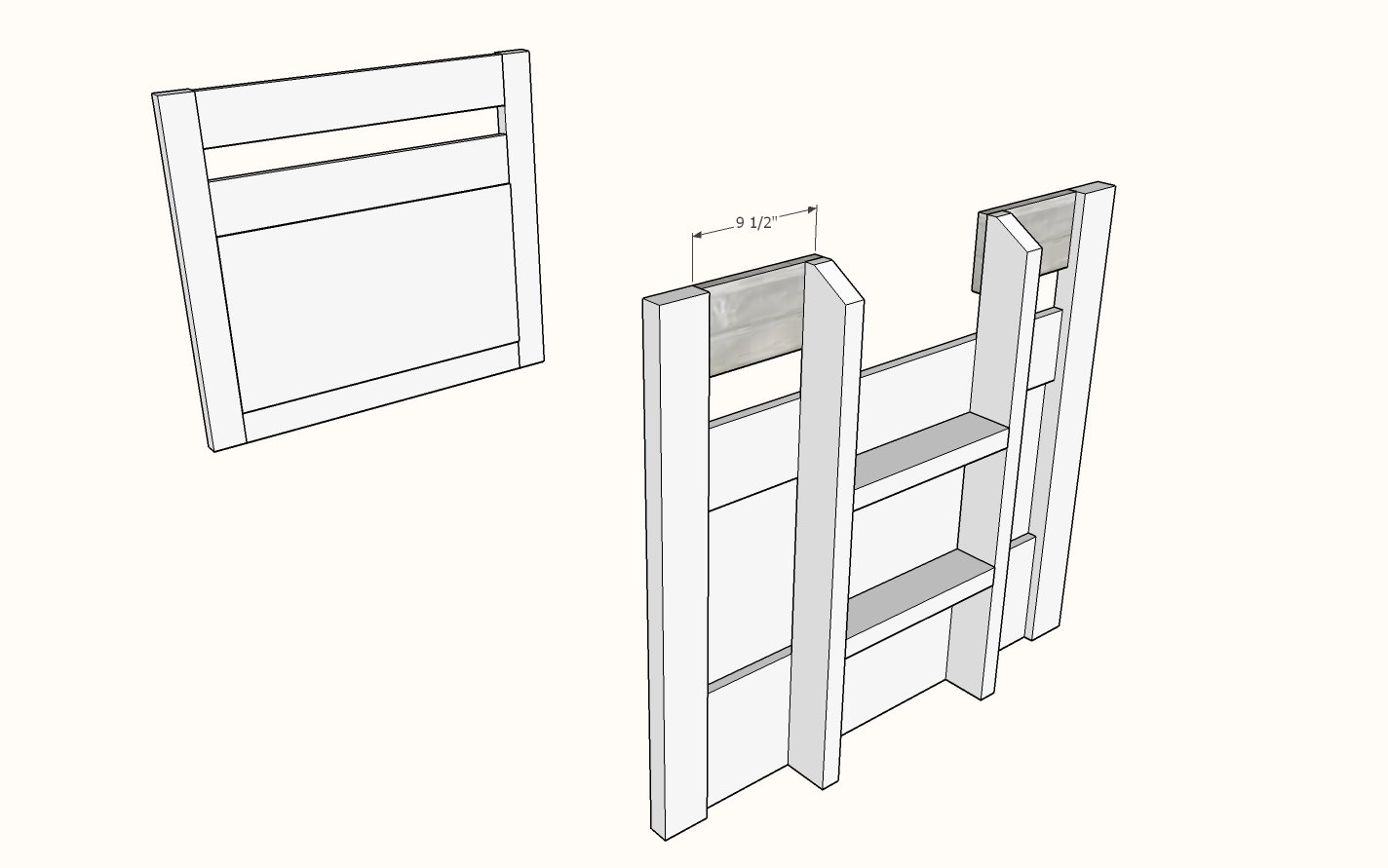 Captains Bed with Trundle Bed — step 4
