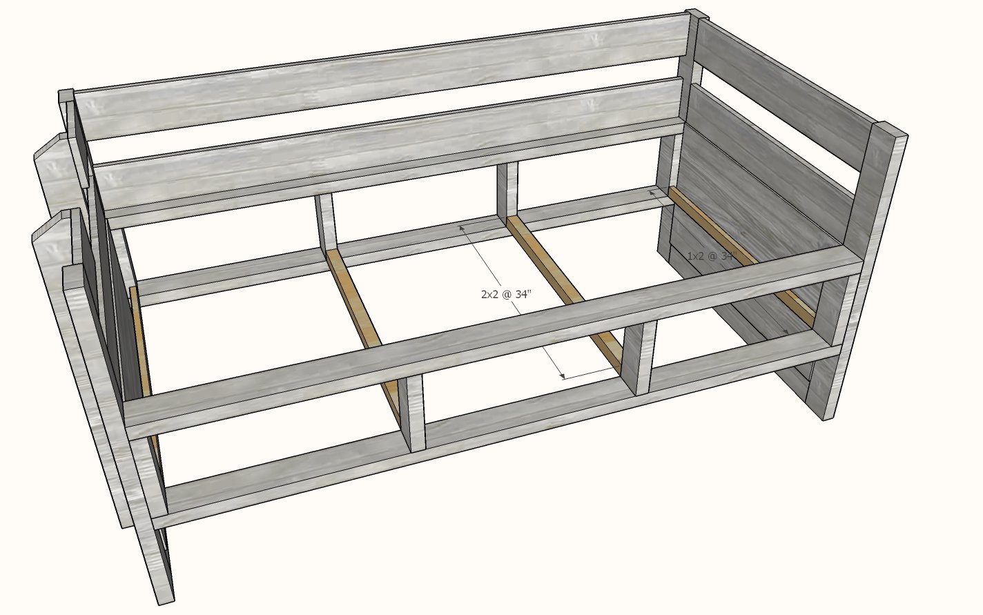Captains Bed with Trundle Bed — step 7