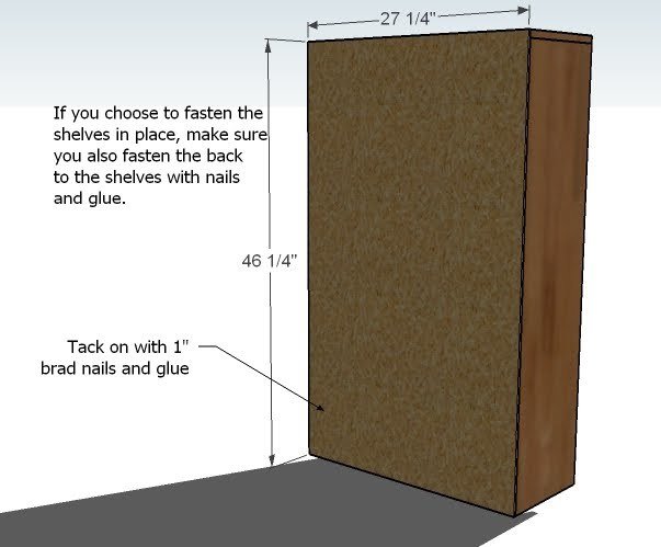 Cara Bookcase — step 3