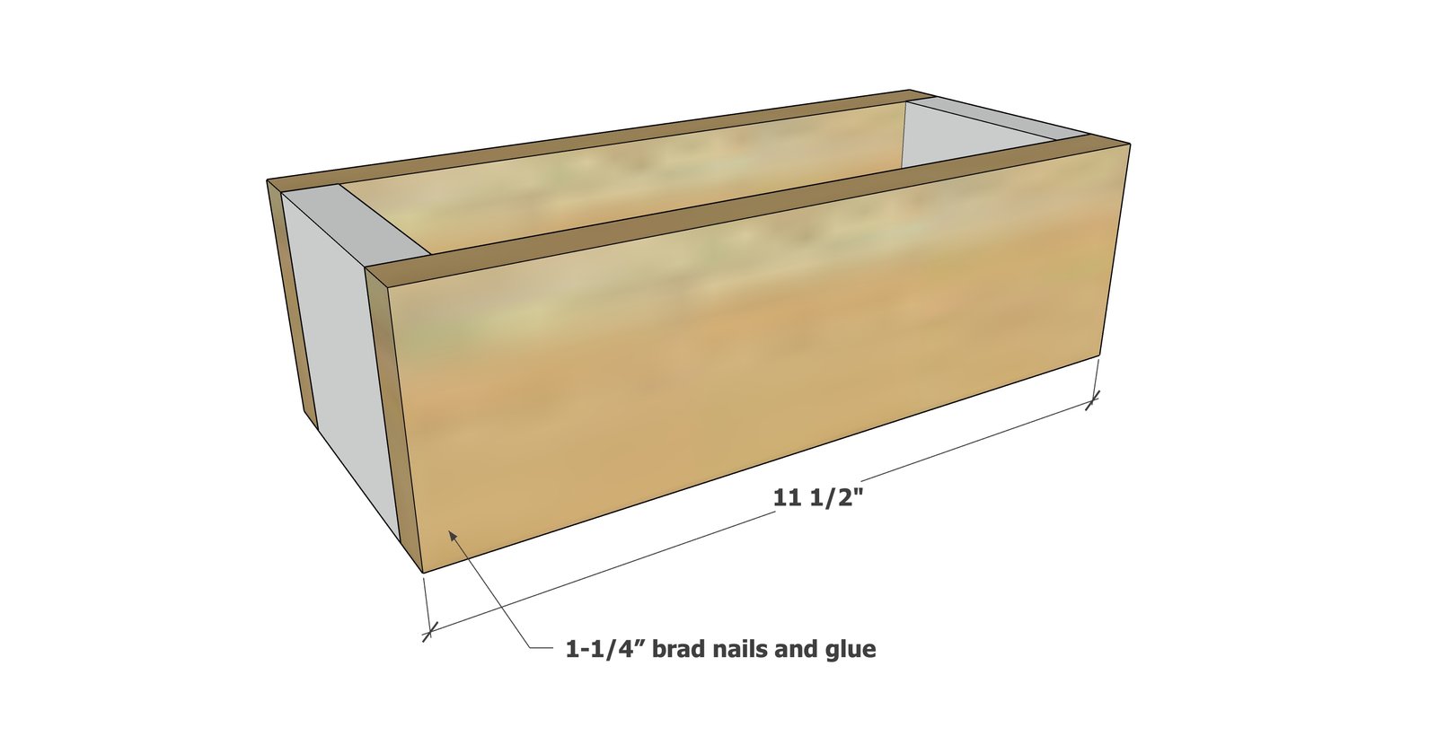 Card Box for Weddings and Parties — step 2