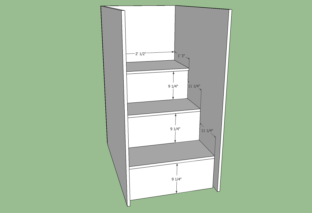 Castle Loft Bed with Stairs and Slide — step 17