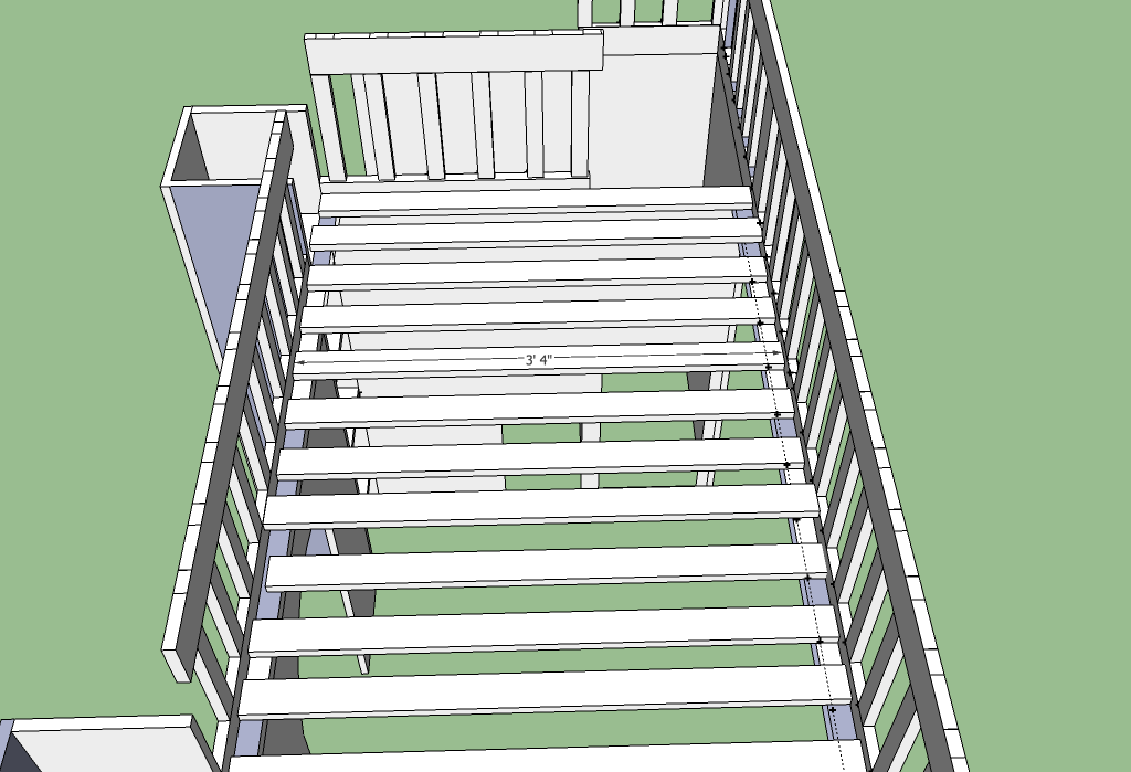 Castle Loft Bed with Stairs and Slide — step 22