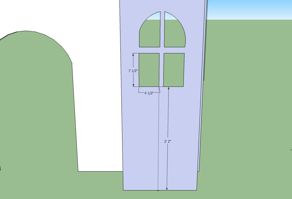 Castle Loft Bed with Stairs and Slide — step 4