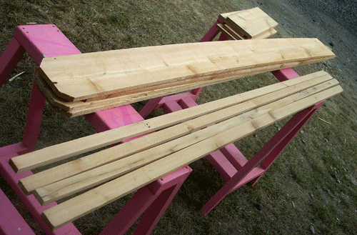 Cedar Fence Picket Raised Garden Beds — step 1