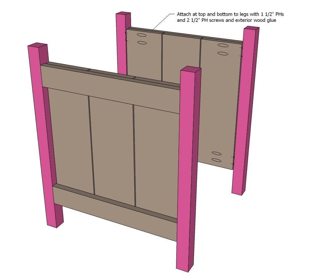 Cedar Planters with 2x2 Legs — step 2