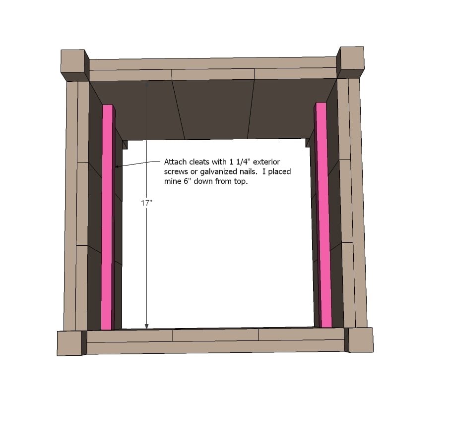 Cedar Planters with 2x2 Legs — step 4