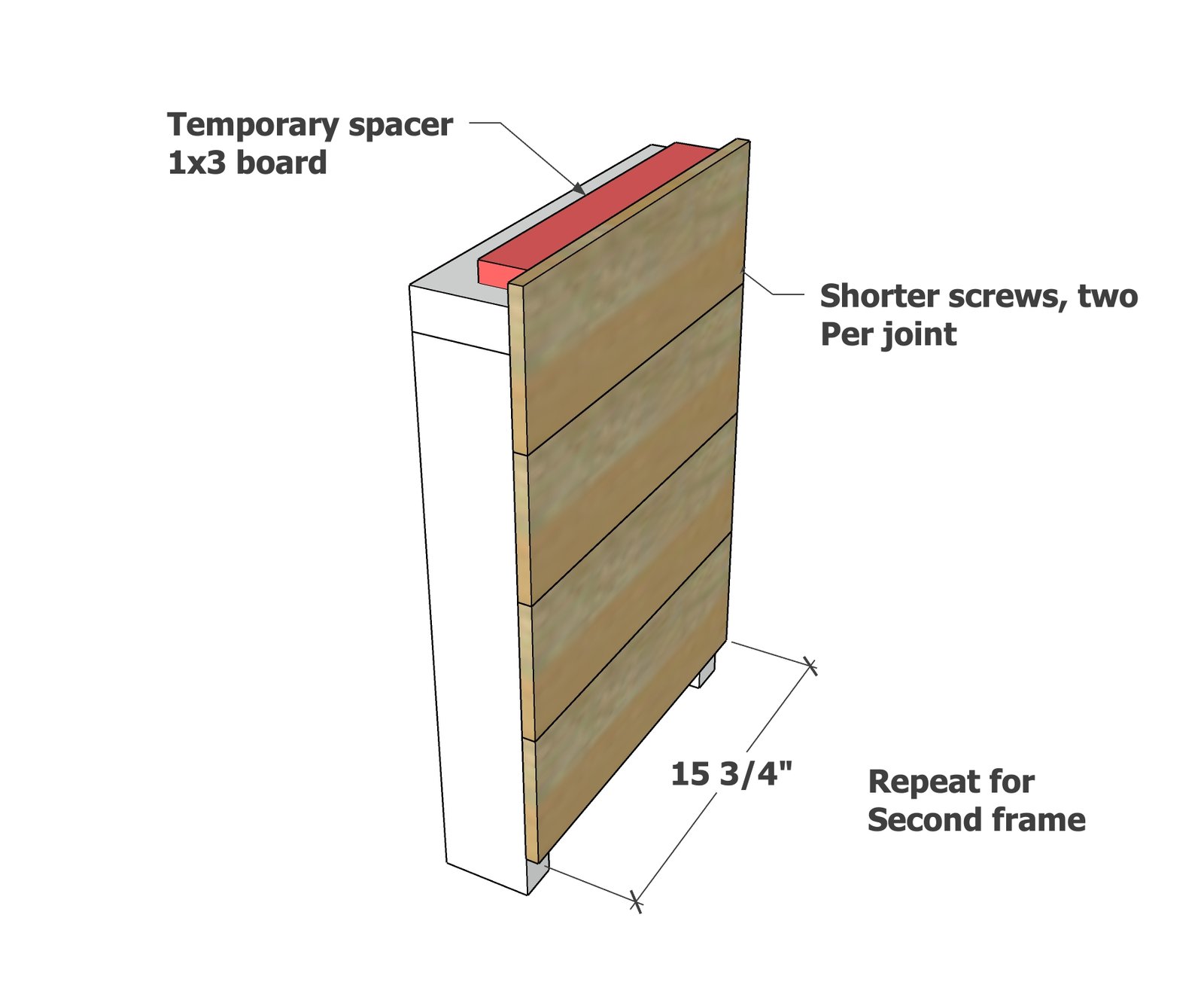 Cedar Propane Tank Cover Table — step 2