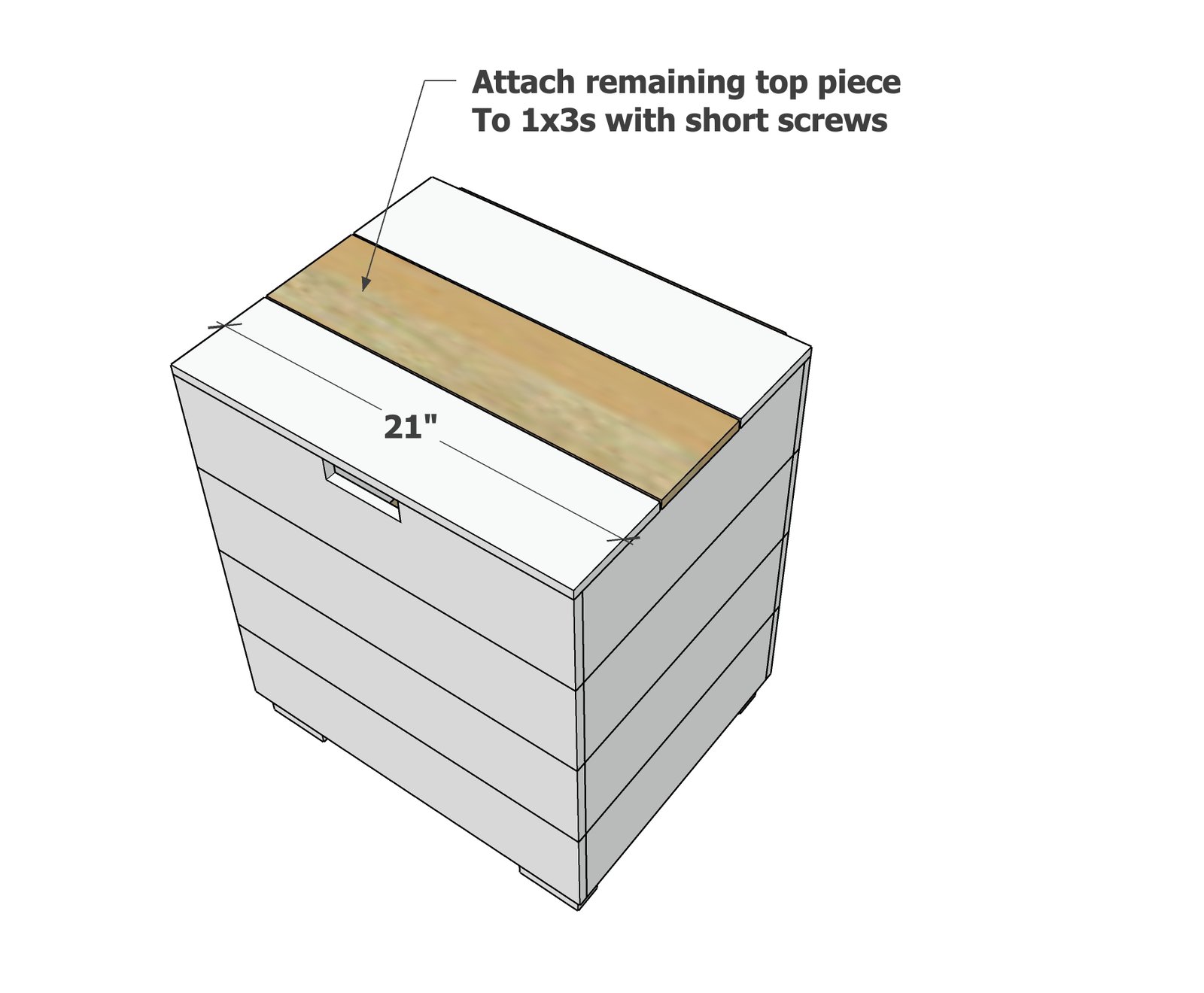 Cedar Propane Tank Cover Table — step 5