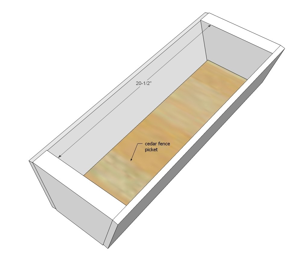 Cedar Two-Tier Ladder Planter — step 2