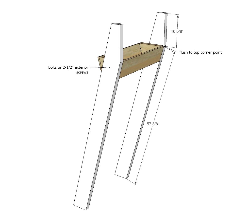 Cedar Vertical Tiered Ladder Garden Planter — step 4
