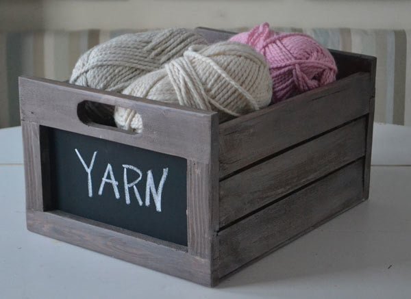 Chalkboard Produce Crate