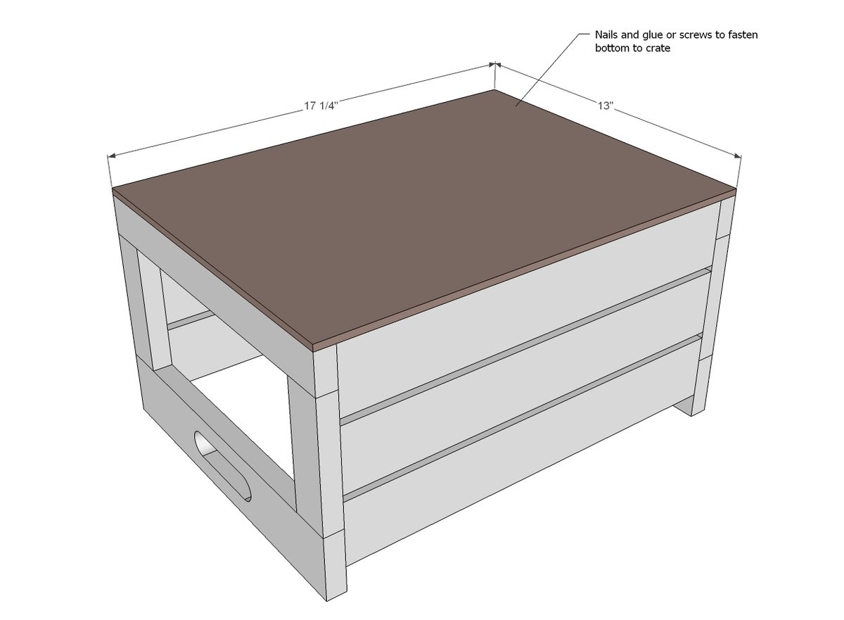 Chalkboard Produce Crate — step 3
