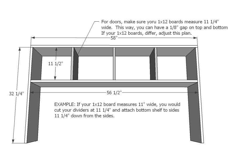 Channing Desk Hutch — step 1