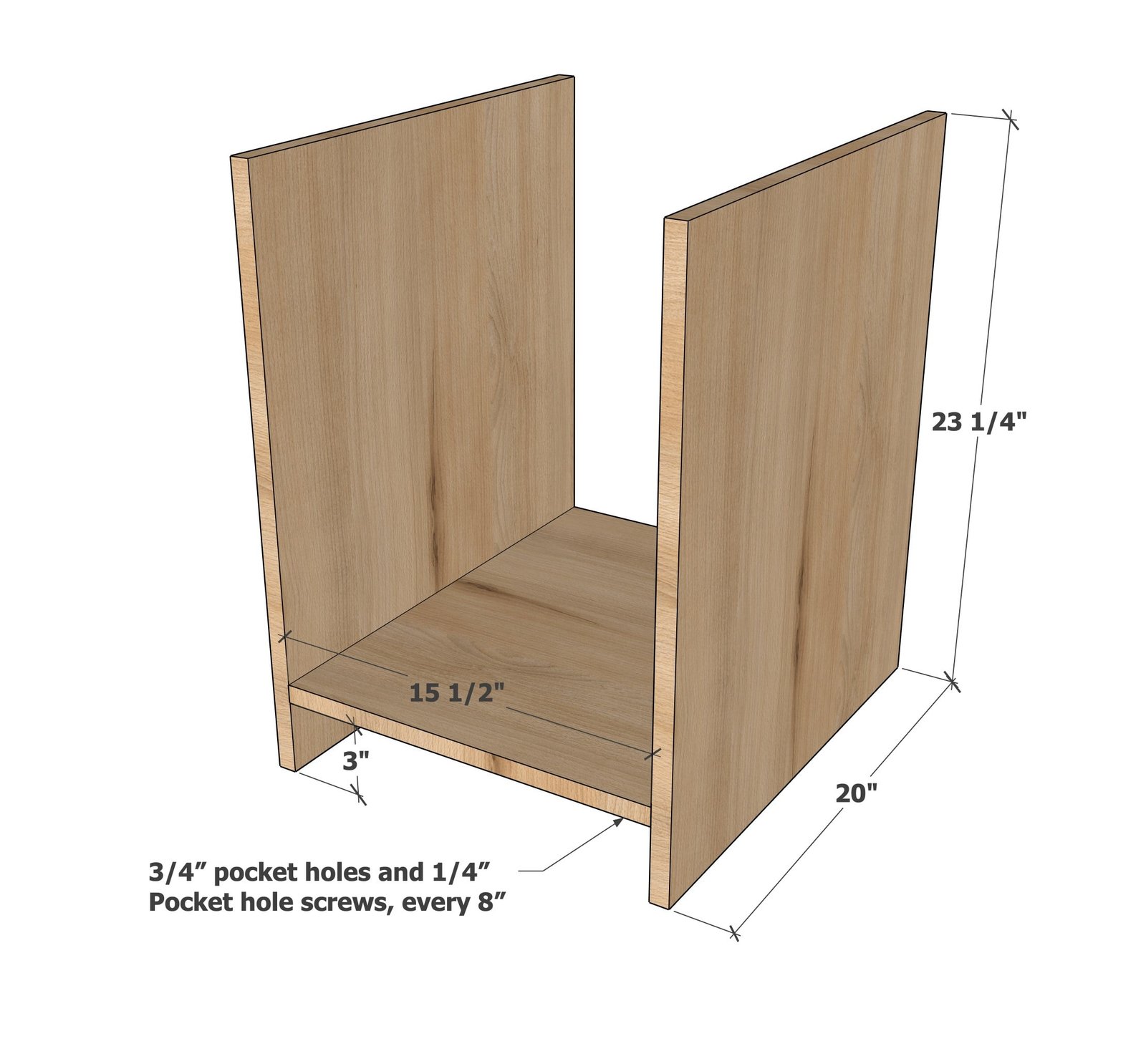 Charlie Nightstand — step 1