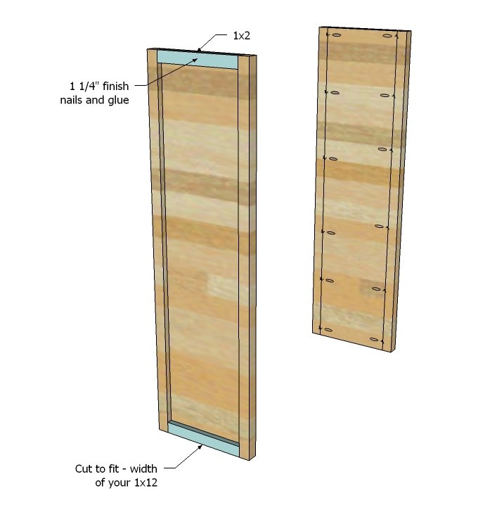 Chelsea Bunk Bed System Desk or Bookshelf Supports — step 3