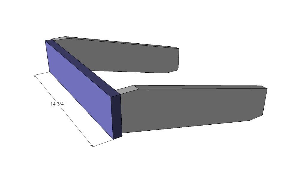 Child Sized Surf Board Adirondack Chair — step 2