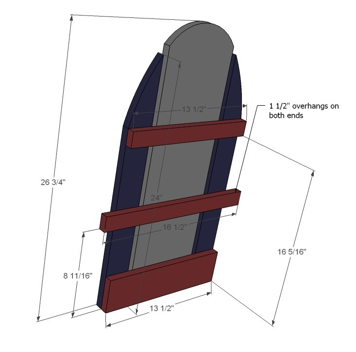 Child Sized Surf Board Adirondack Chair — step 5
