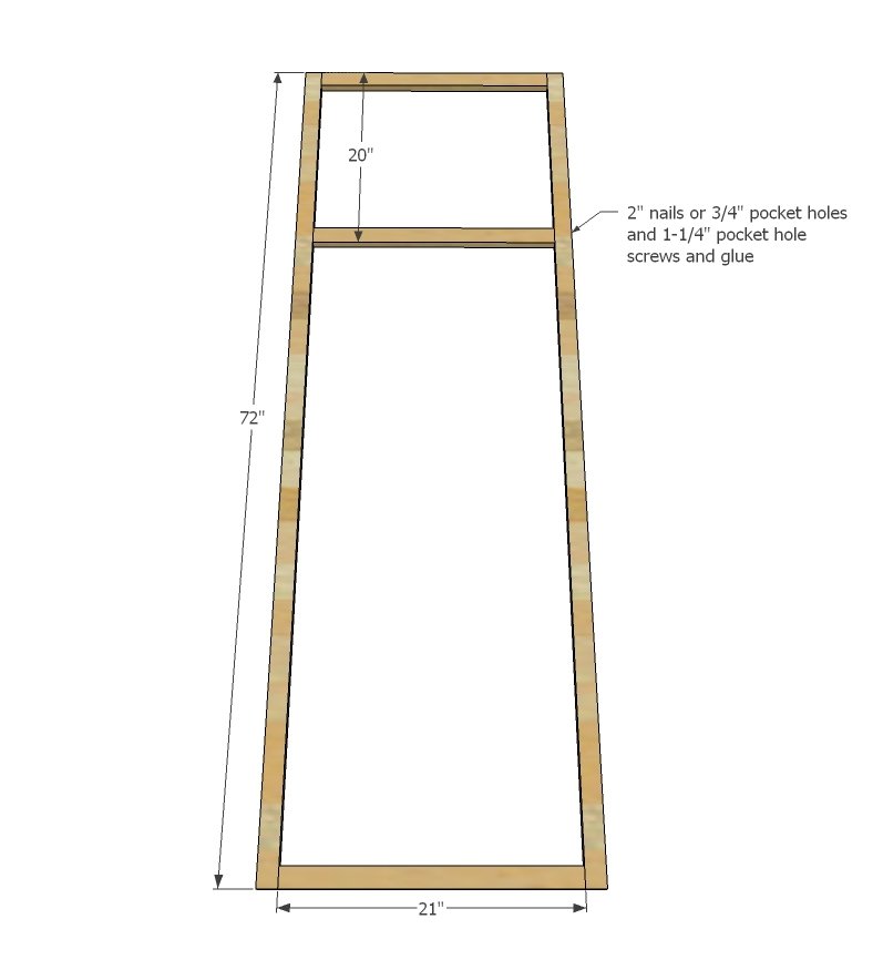 Christmas Card Display Frame with Chicken Wire and Chalkboard — step 1