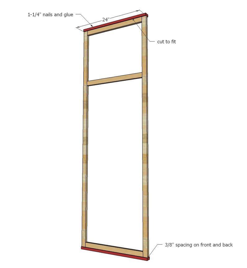 Christmas Card Display Frame with Chicken Wire and Chalkboard — step 2