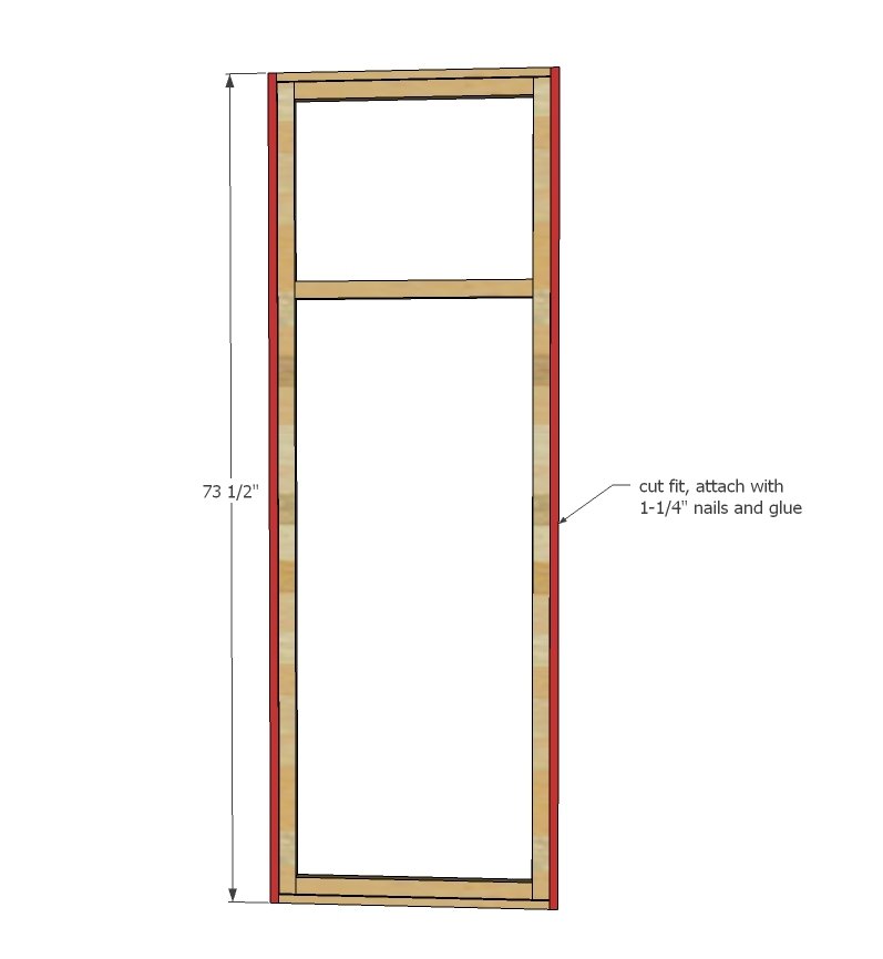 Christmas Card Display Frame with Chicken Wire and Chalkboard — step 3