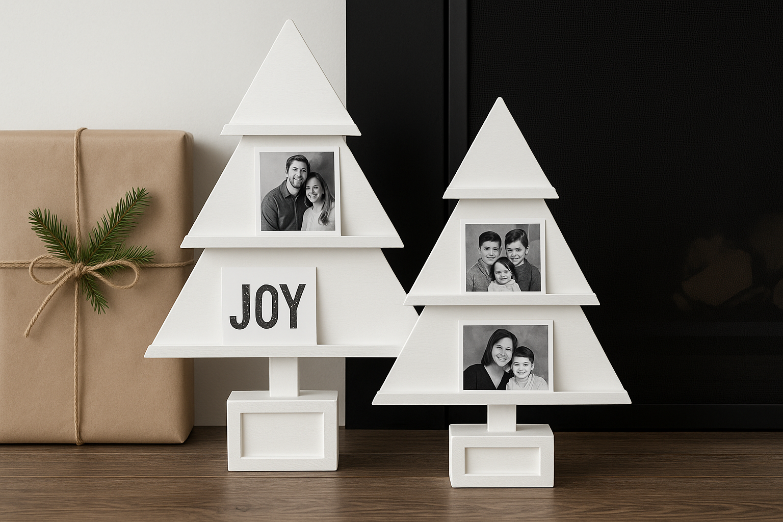 Christmas Tree Shaped Card Holder