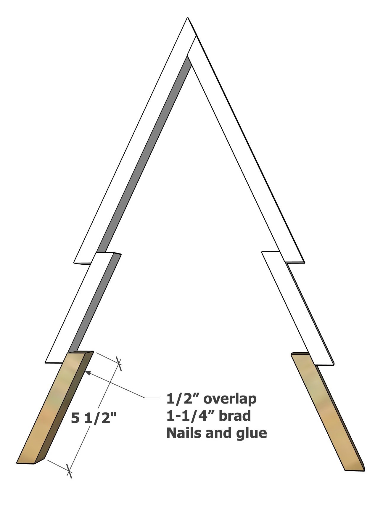 Christmas Tree Tray — step 3