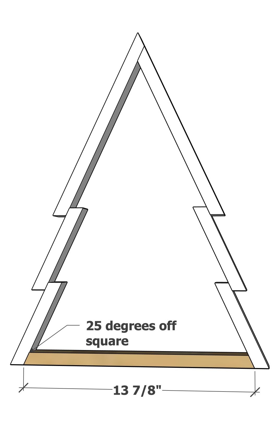 Christmas Tree Tray — step 4
