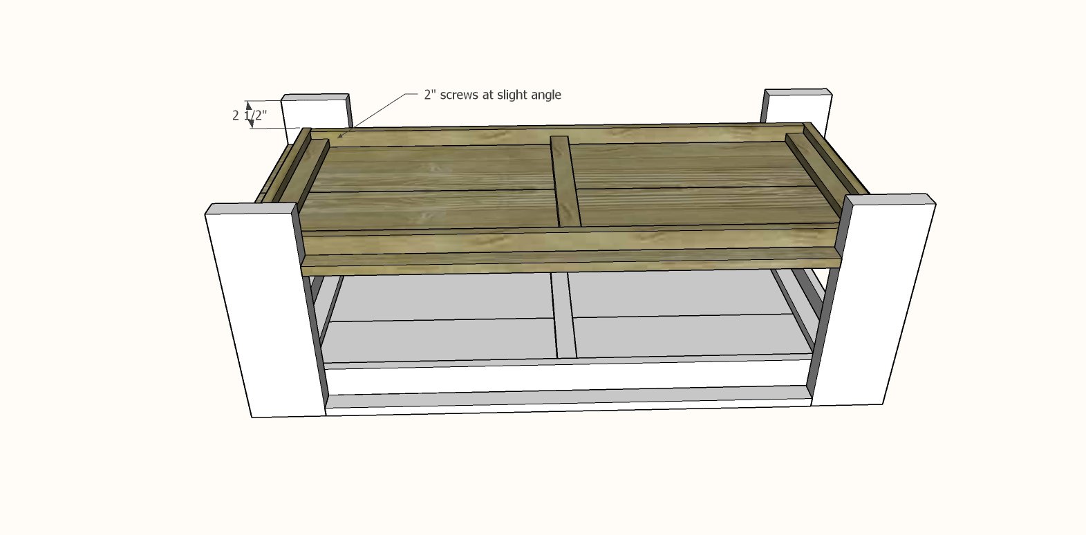 Chunky Leg Coffee Table — step 7
