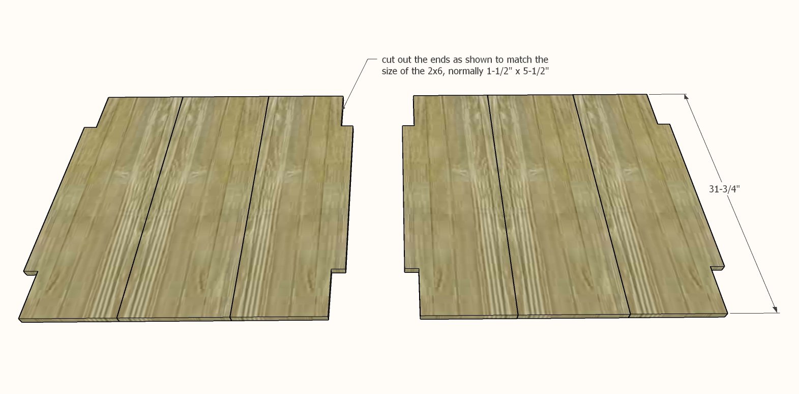 Chunky Leg Coffee Table — step 1