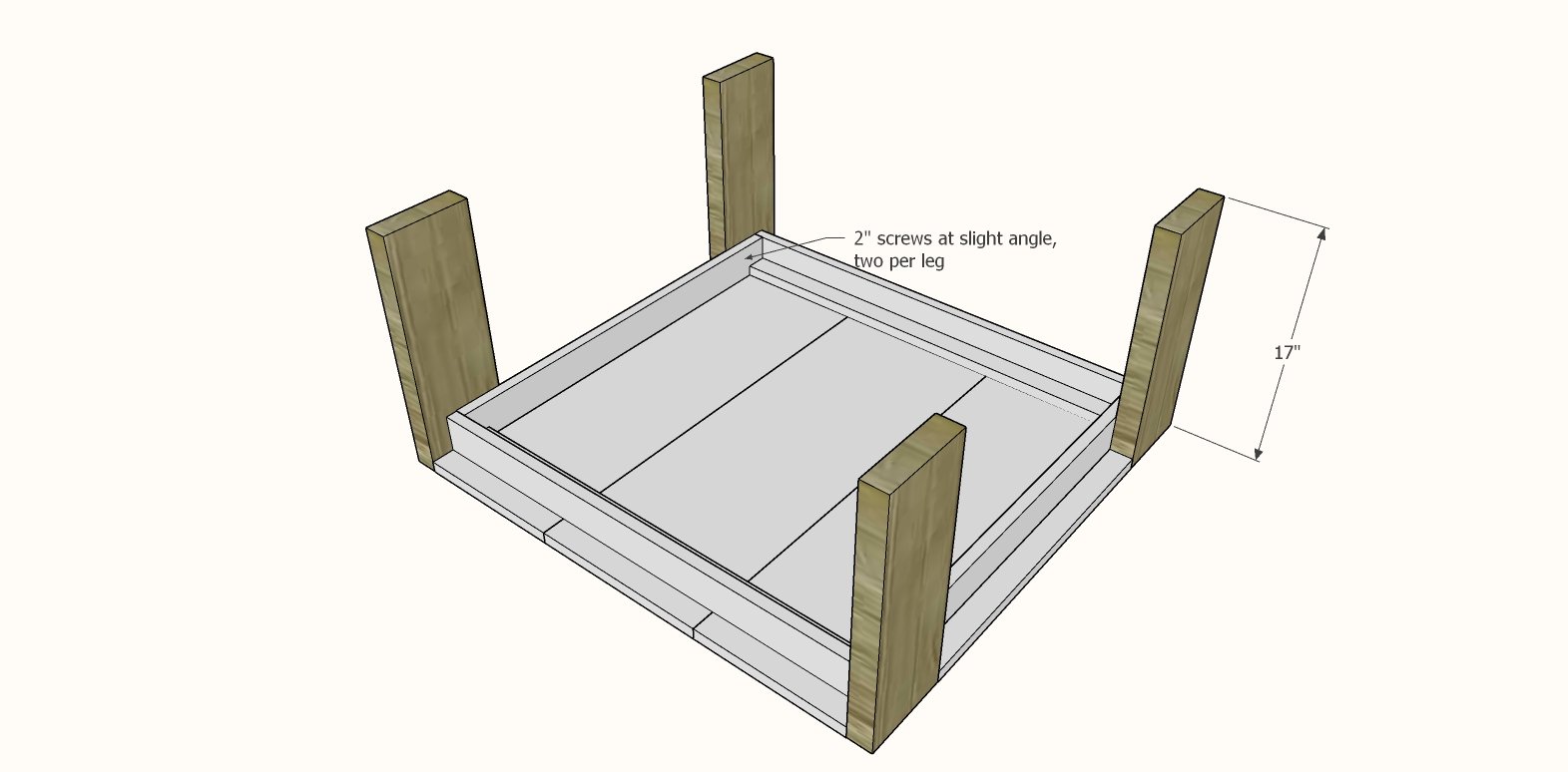 Chunky Leg Coffee Table — step 5
