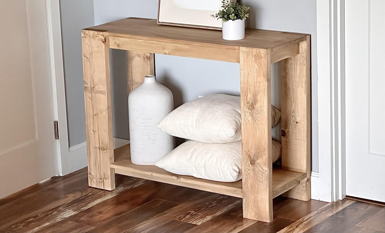 Chunky Leg Console Table