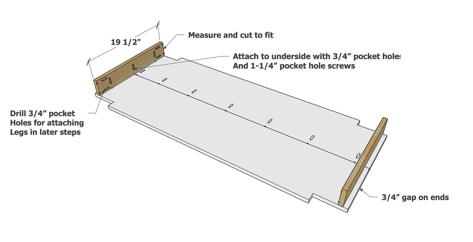 Chunky Leg Desk — step 2