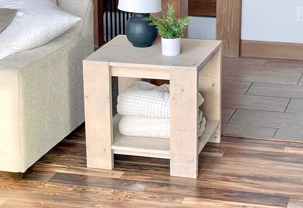 Chunky Leg Side Table