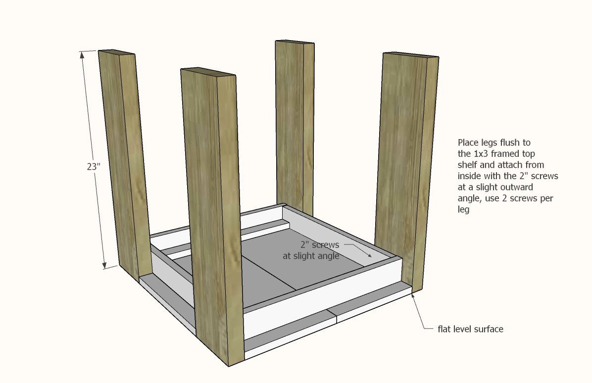 Chunky Leg Side Table — step 7