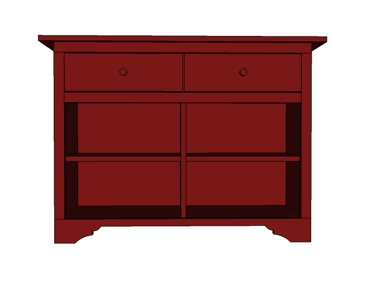 Cindy Wood Console Table with Drawers dimension diagram 1