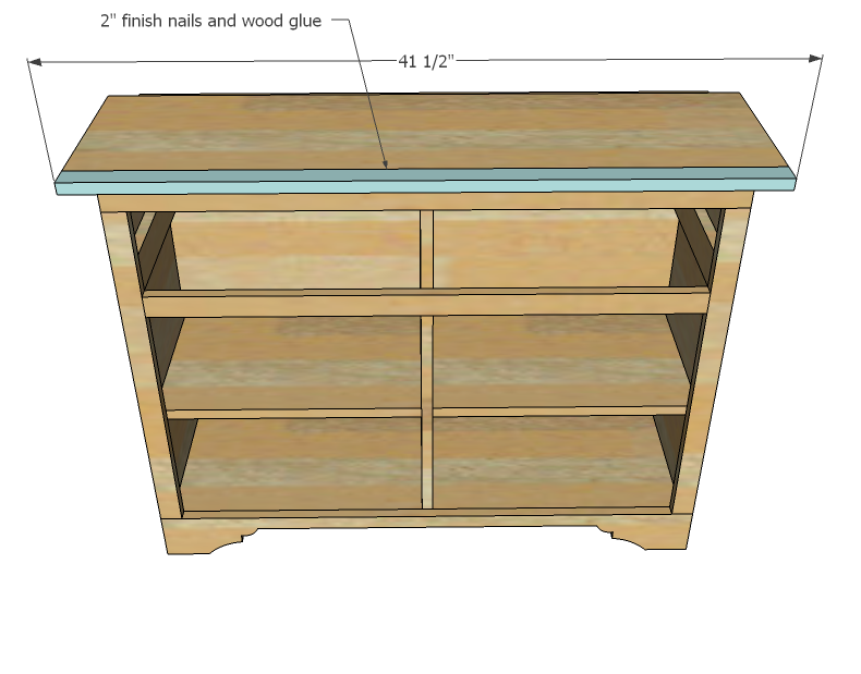 Cindy Wood Console Table with Drawers — step 11