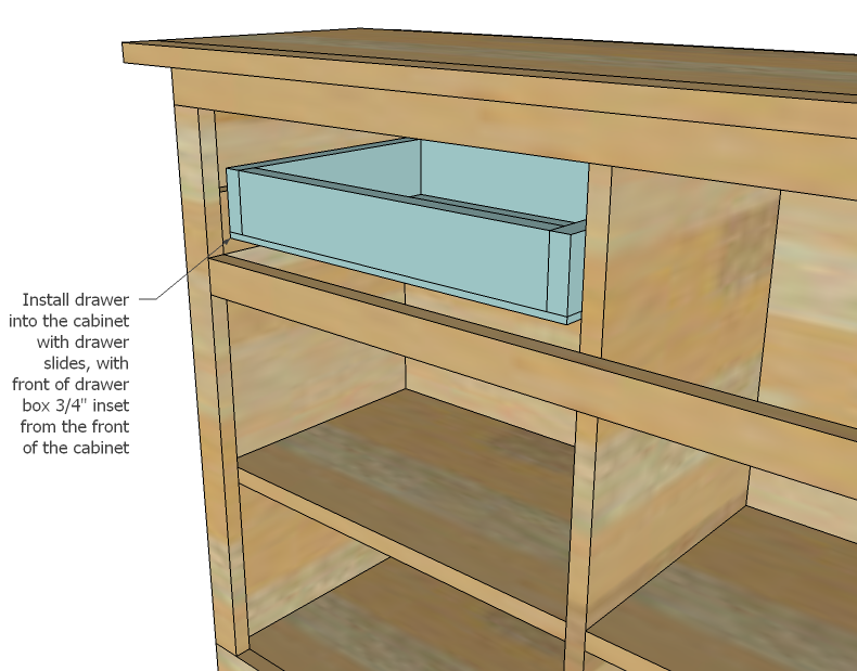 Cindy Wood Console Table with Drawers — step 13
