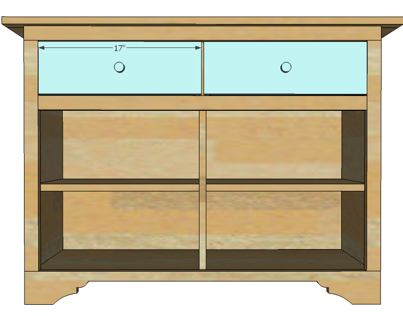Cindy Wood Console Table with Drawers — step 14