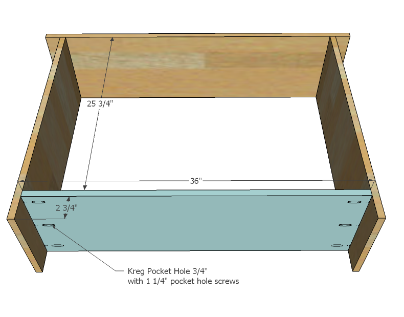 Cindy Wood Console Table with Drawers — step 2